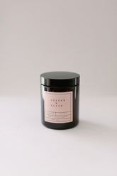 Orange and Olive Candle