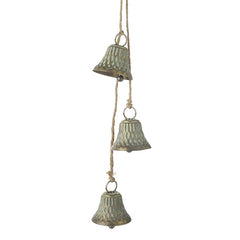 Three metal bell hanger