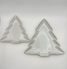 Large ceramic Christmas tree dish (20.6cm)