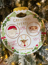Christmas treat plate