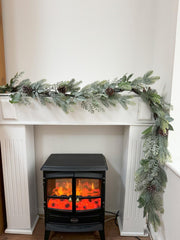 Frosted Fir Cone Garland