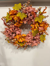 Rustic hydrangea wreath