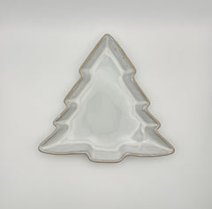 Large ceramic Christmas tree dish (20.6cm)
