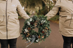 Prancer Fresh Christmas Wreath
