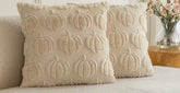 Embossed pumpkin cushion (insert included) 45 x 45cm