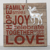 “Joy and Love” wooden plaque