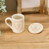 A lucky few have a Mum like you mug and coaster gift set