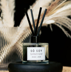 So’ soy Irish linen Reed diffuser