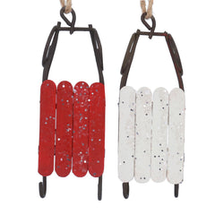 Wood Hanging Sleigh