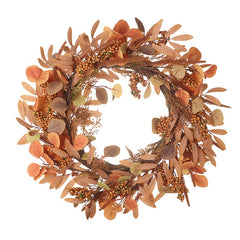 Amber autumn wreath