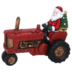 Santa on Tractor decoration