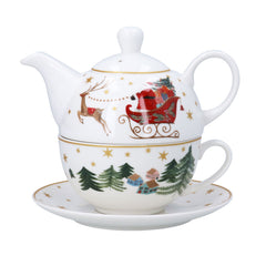 Tea-For-One Set - Nostalgia Sleigh