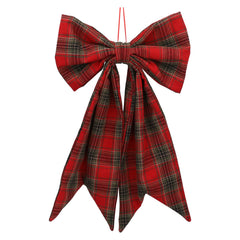 Fabric Bow - Tartan