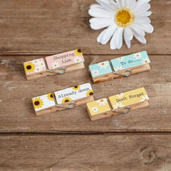 SUNSHINE FLORAL PEG MAGNET