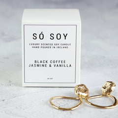 So’ Soy black coffee & jasmine candle