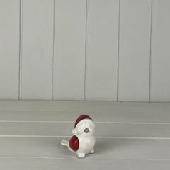 Ceramic Christmas bird