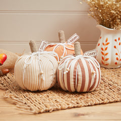 Fabric pumpkins