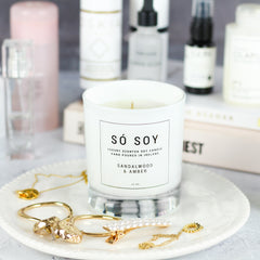 So’ soy sandlewood & amber candle