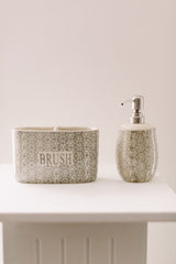 Soap Dispenser and Brush holder set