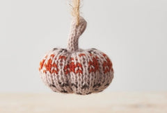 Autumn fabric pumpkin small