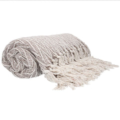 Woven cotton throws