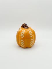 Orange ceramic pumpkin