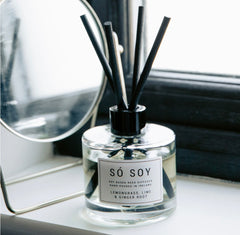 So’ soy lemongrass, lime & ginger root Reed diffuser