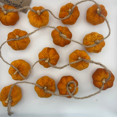 Pumpkin garland