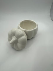 Ceramic pumpkin jar