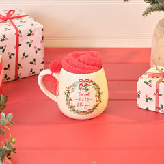 Christmas mug & socks giftset