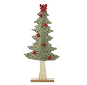 FELT STANDING TREE WITH RED BOW