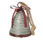 METAL BELL WITH ROPE HANGER