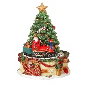 MUSIC REVOLVING CHRISTMAS TREE WITH TRAIN