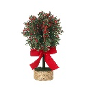 SMALL RED BERRY TREE WITH RED RIBBON