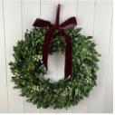 Mistletoe Wreath with Bow