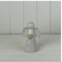 White Ceramic Angel Ornament
