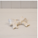 Stone Glazed Long Bow Candle Holder