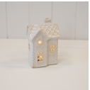 Medium LED Christmas Decorated Townhouse