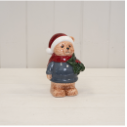 Bear in Winter Blue and Holly